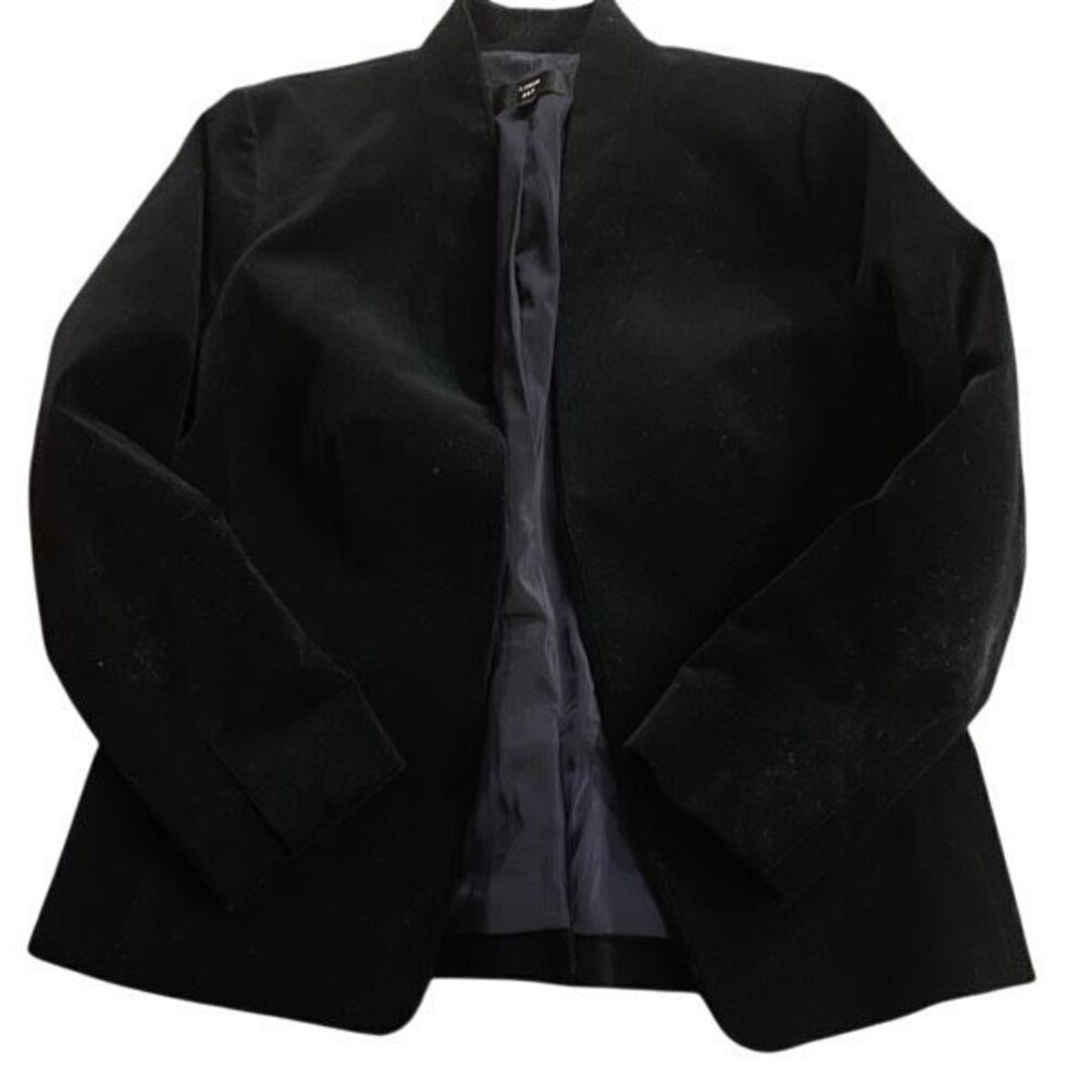 J. Crew 365 size 4 black felt boys suit jacket